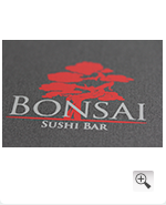 Bonsai - Sushi Bar mit Logo