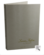 Lorenz Adlon Esszimmer / Hotel Adlon Kempinski mit Weinkarte, Buchschrauben, Siebdruck