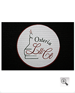 Osteria Luce mit Logo