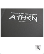 Restaurant Athen mit Logo