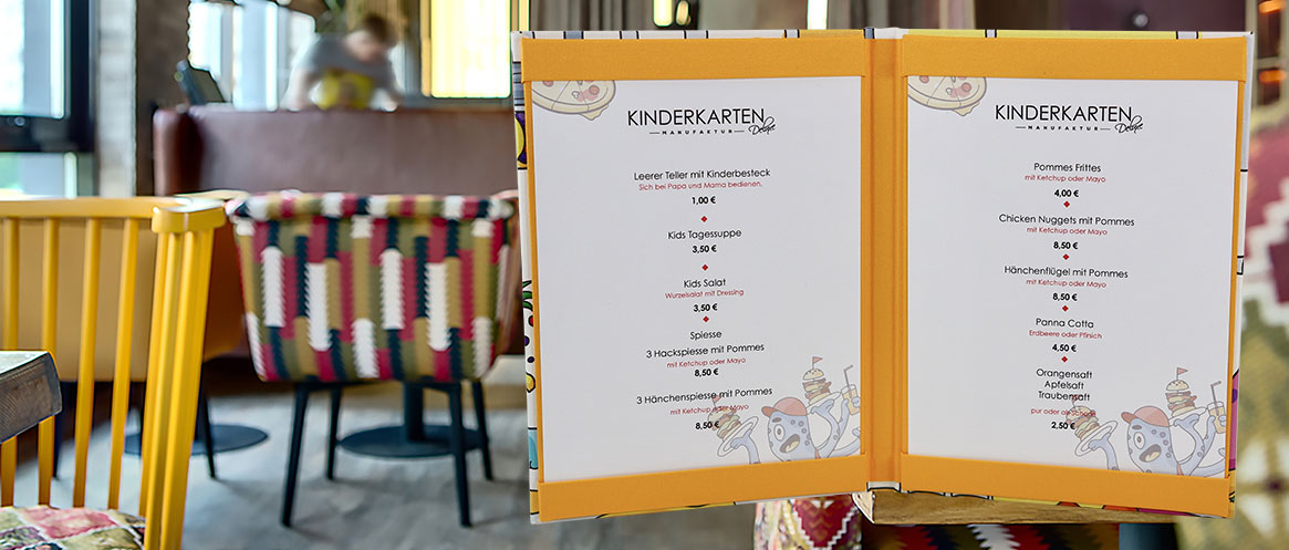 Kinderspeisekarte