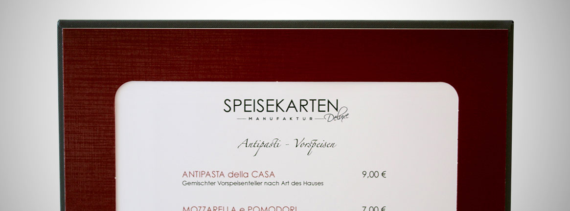 Speisekarte Serie Kirsche