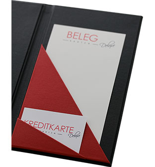 Rechnungsmappe Beleg-Kombinationen Ecktaschen