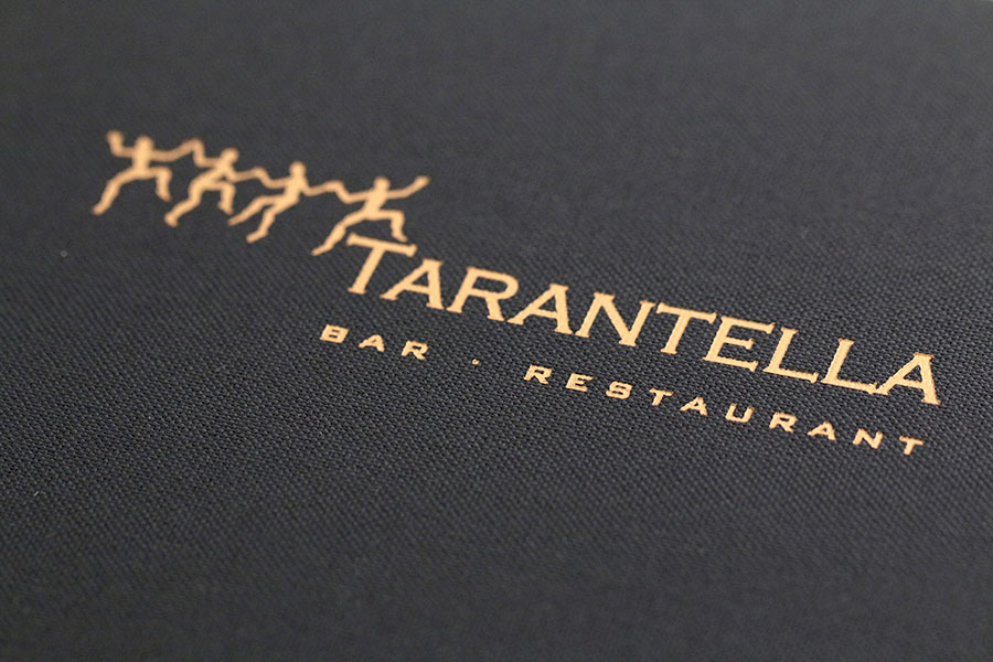 Tarantella mit Logo