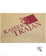 Logo Prägung Kaiser Trajan