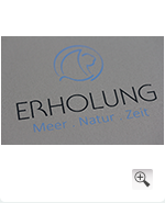 Logo Hotel Erholung in 2c Siebdruck