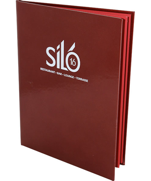 Speisekartem mit Logo Silo