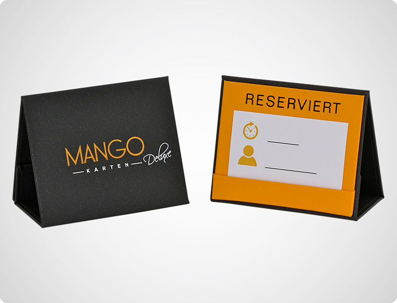 Speisekarten Serie Mango Reservierungskarte