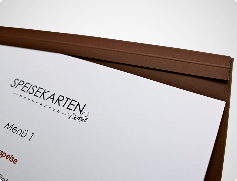 Speisekarten Serie Pinie Befüllung