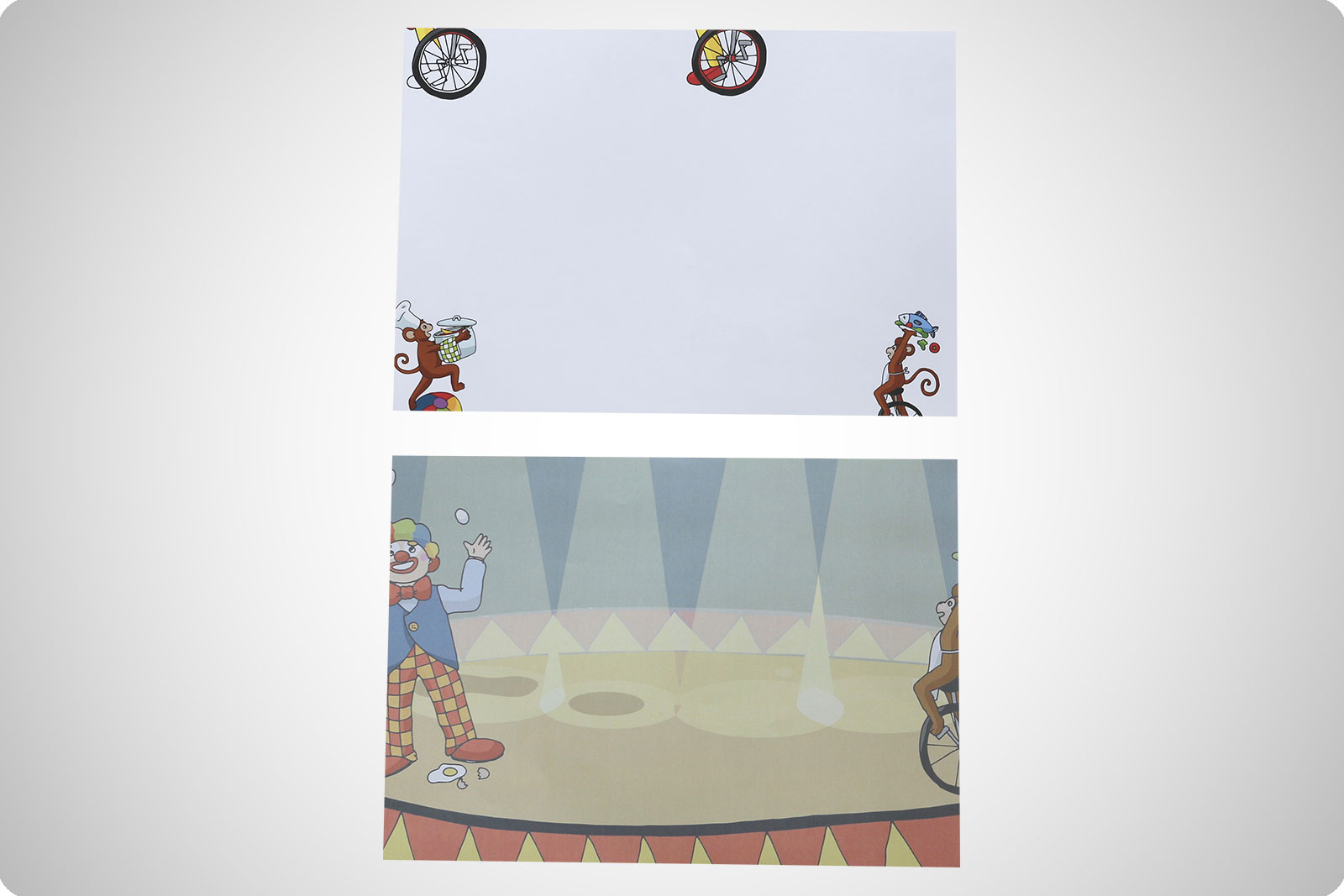 Kika-Papier A4quer - Motiv: Zirkus
