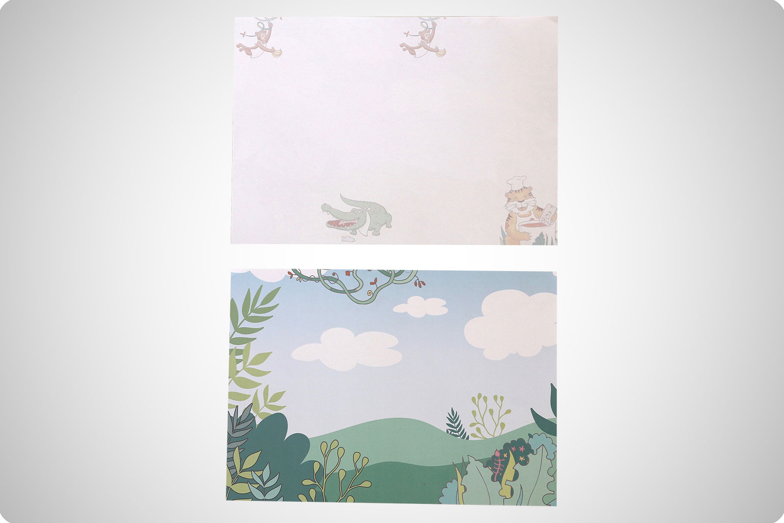 Kika-Papier A4quer - Motiv: Dschungel