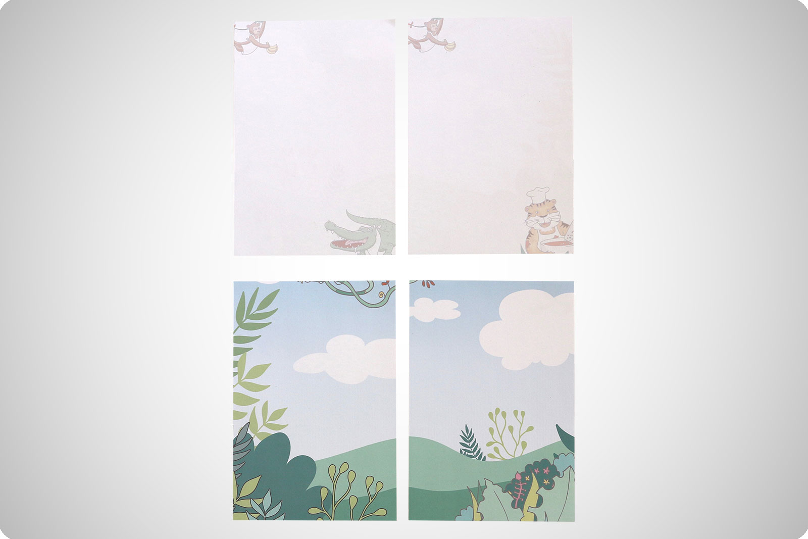 Kika Passepartout-Papier - Motiv: Dschungel