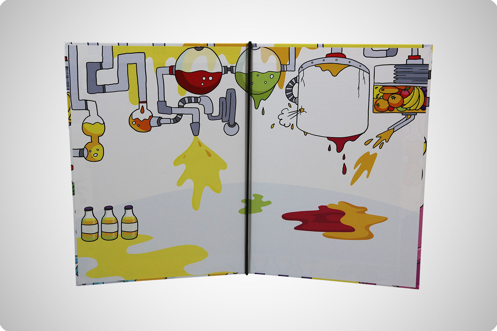 Kinderspeisekarte Hardcover Light Innen - Saftladen