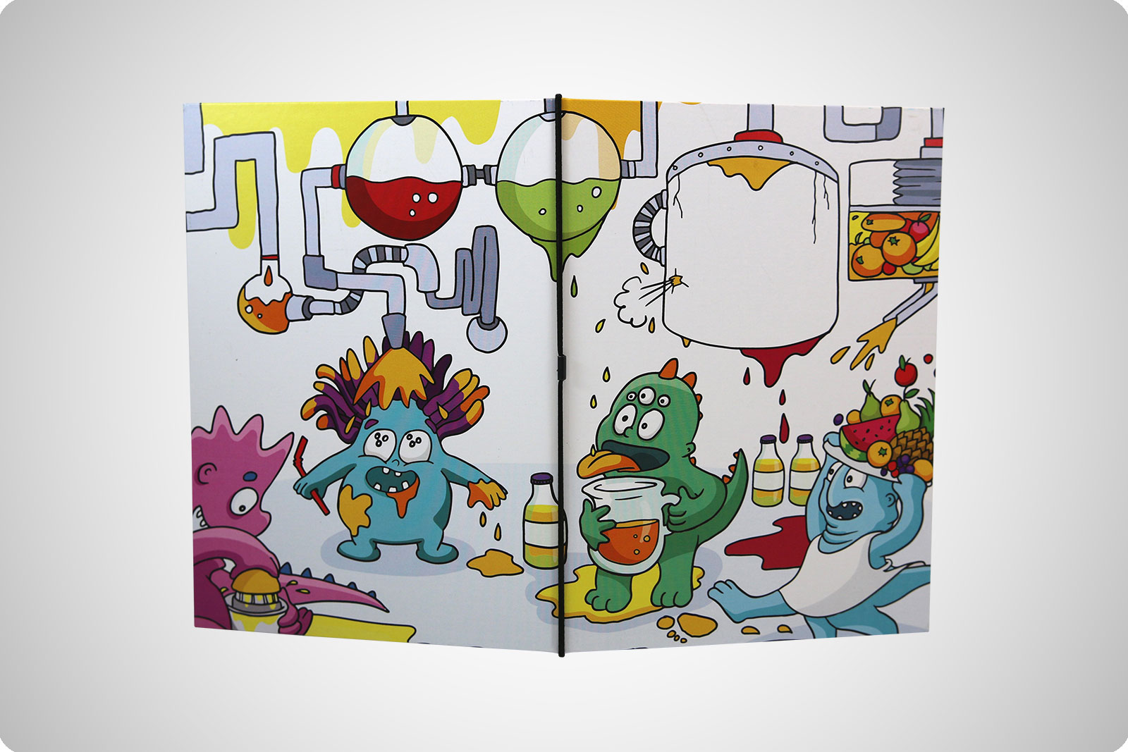 Kinderspeisekarte Hardcover Light - Saftladen