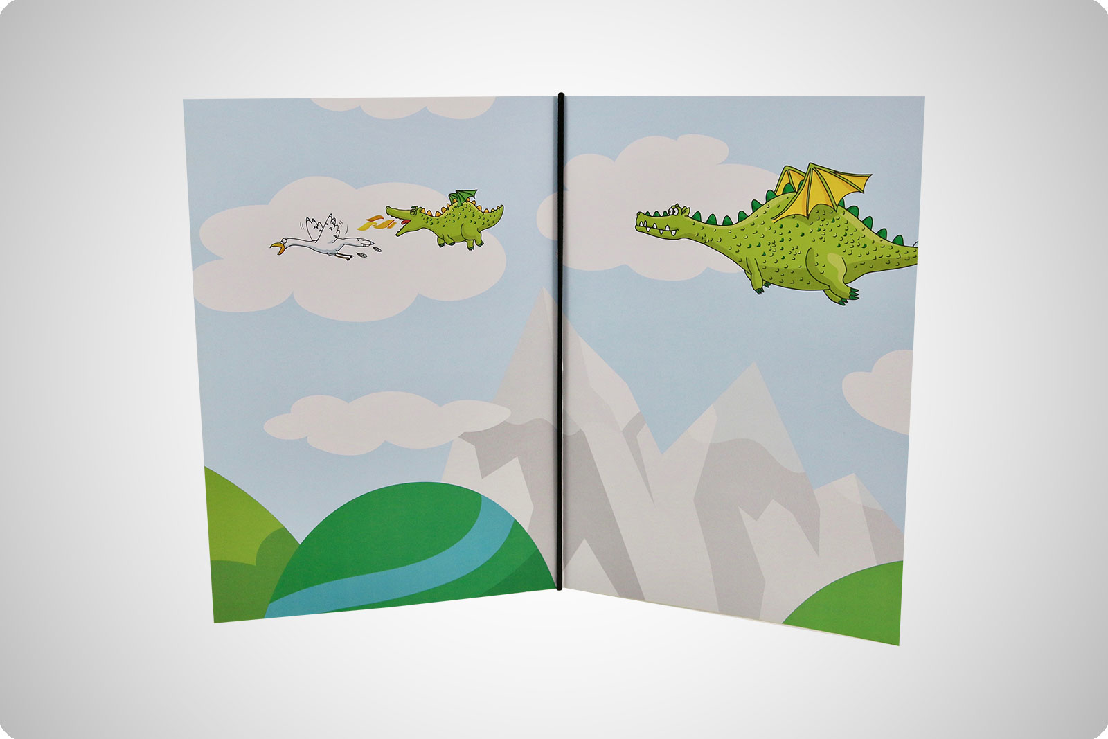 Softcover Drachen  innen