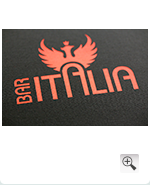 BAR ITALIA mit Logo