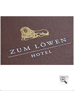 Hotel zum Löwen mit Logo