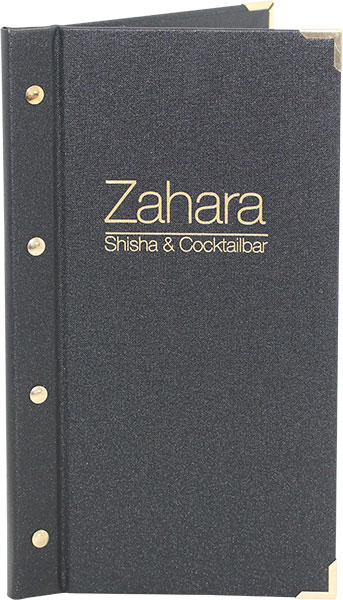 Zahara Shisha mit Speisekarten Papaya