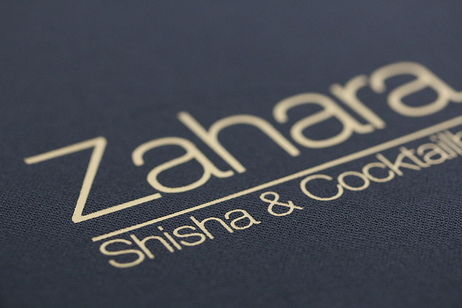 Zahara Shisha mit Logo