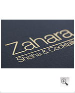 Zahara Shisha mit Logo